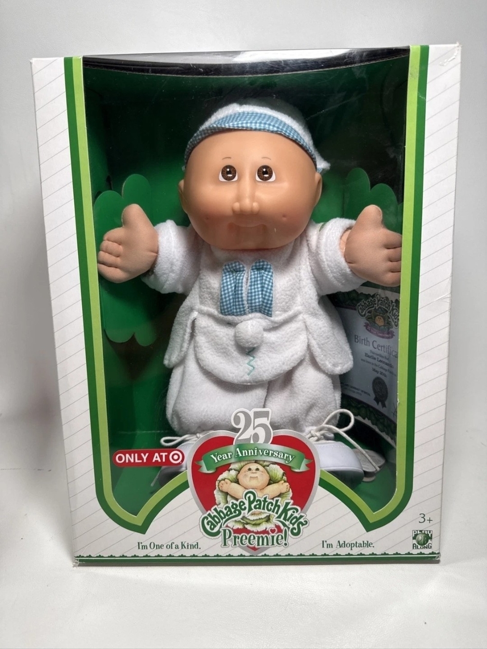 Cabbage Patch Kids 25th Anniversary Preemie Boy Doll 2008 Target Exclusive NIB